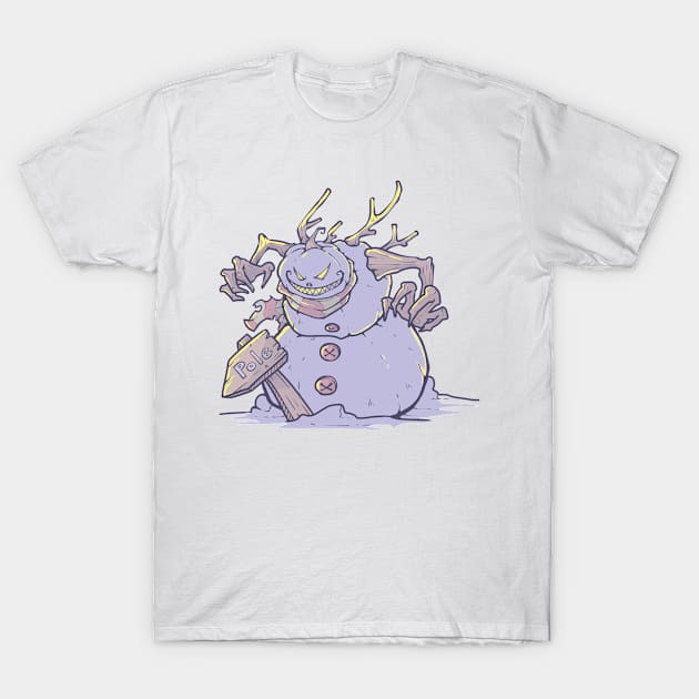Pastel Goth Snowman Kawaii Gothic  Eboy Egirl Christmas Gift T-Shirt by TellingTales